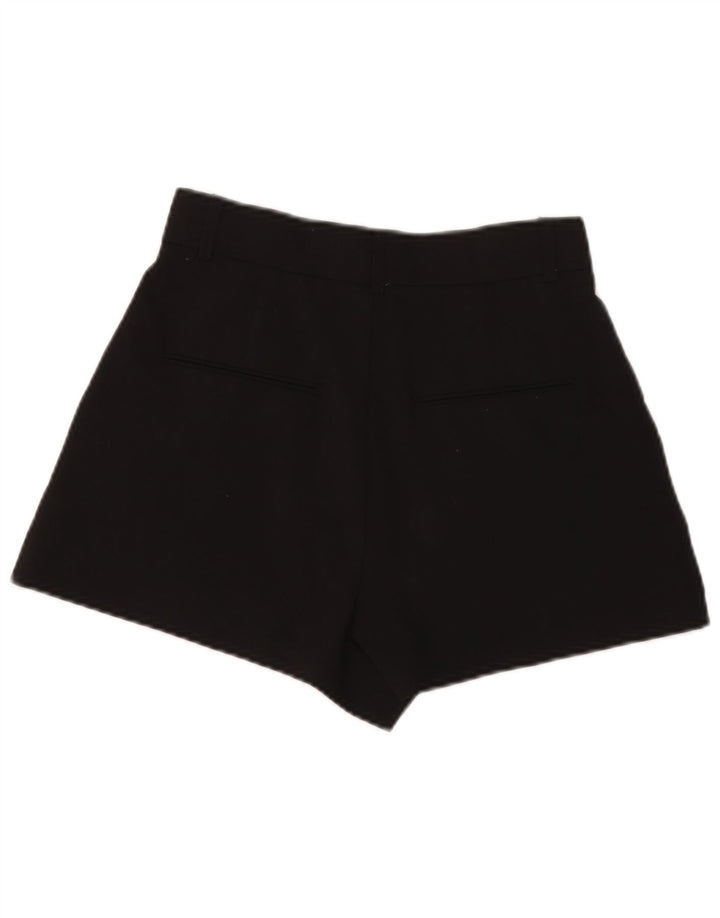 Zara Pantalon chaud taille haute pour femme Petit W26 Noir Polyester