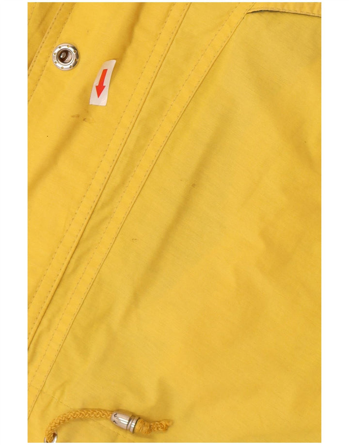 Polbot Veste de pluie à capuche pour homme UK 38 Jaune moyen Polyester