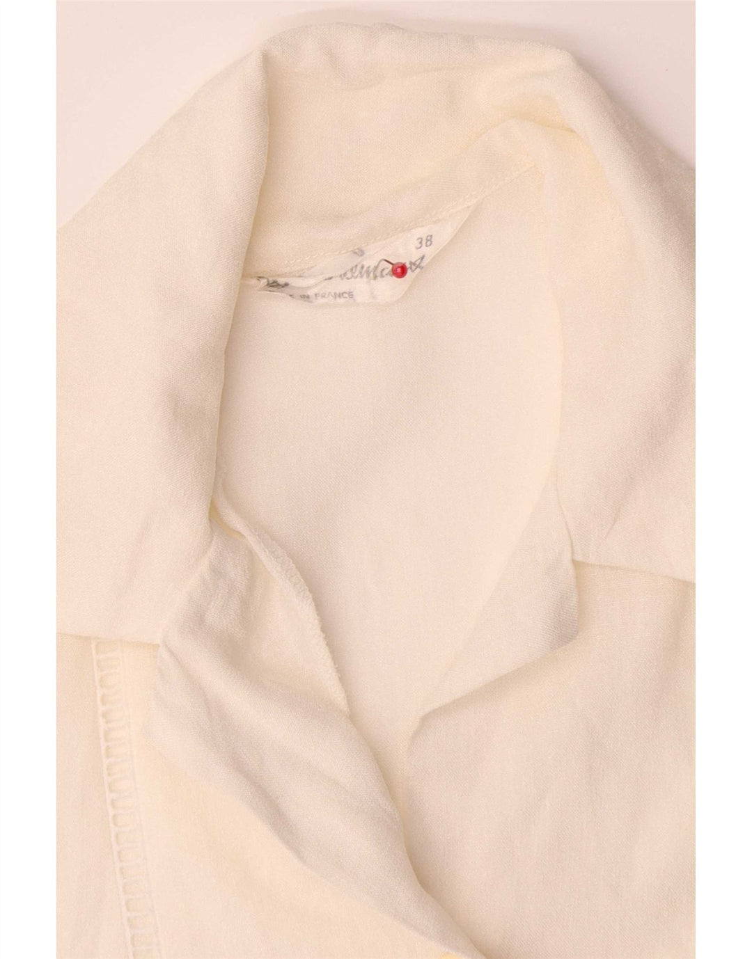 Chemise femme vintage EU 38 Blanc Moyen