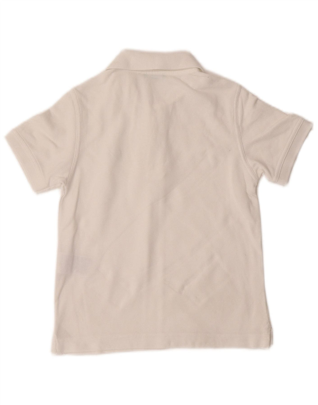 Benetton Polo Garçon 6-7 ans Petit Blanc Coton