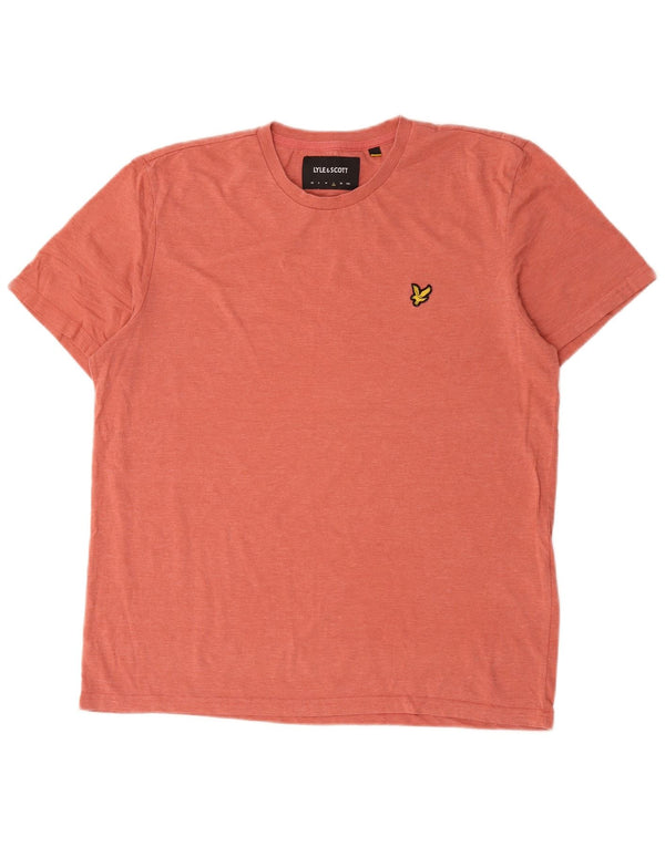 Lyle & Scott T-Shirt Homme Haut Large Rose Polyester