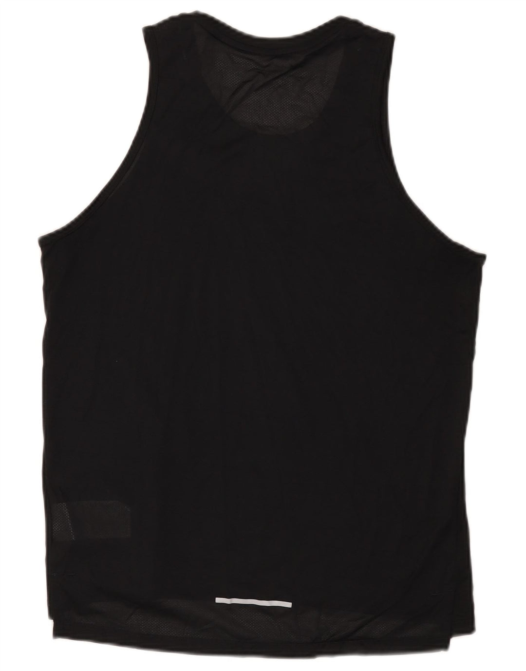 Nike Femmes Dri Fit Débardeur UK 14 Moyen Noir Polyester