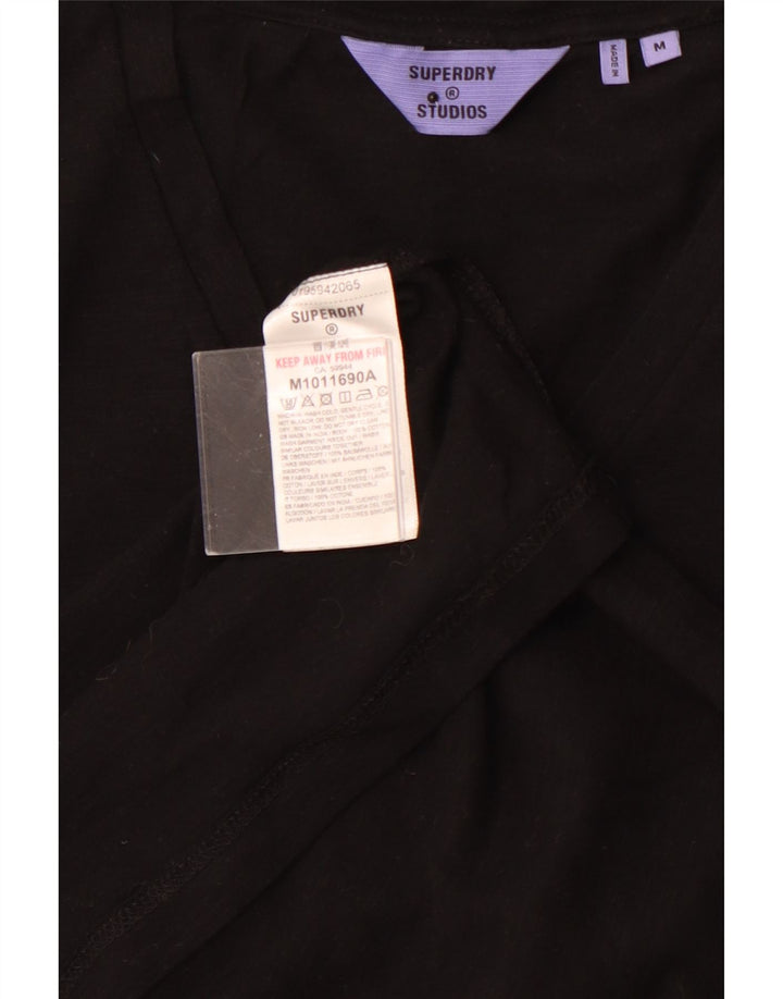 SUPERDRY T-Shirt Homme Noir Moyen Coton