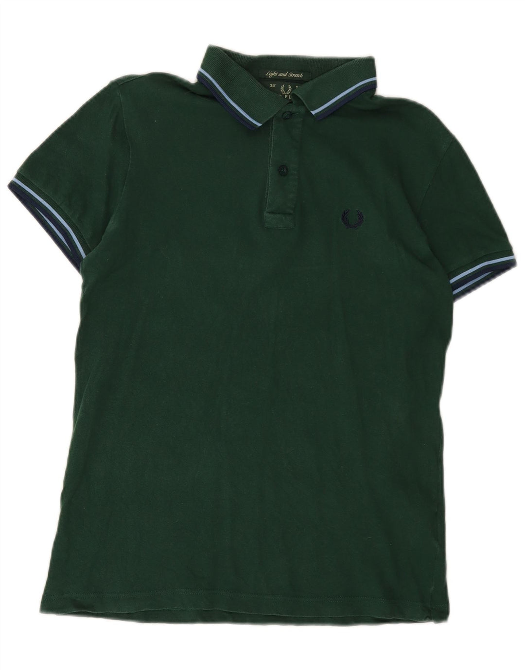 FRED PERRY Polo léger et stretch homme petit vert coton