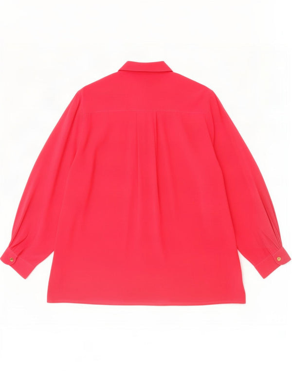 Robe chemise vintage pour femme UK 18 XL Rose
