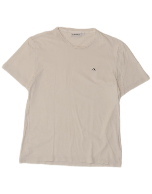 Calvin Klein T-Shirt Homme Blanc Moyen
