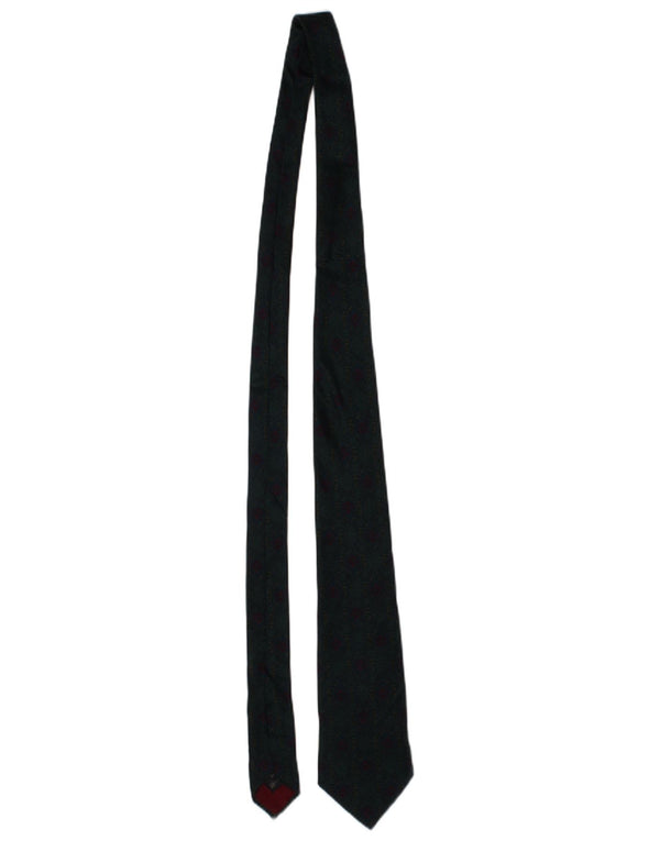 Ermenegildo Zegna Cravate Homme Taille Unique Vert Géométrique Soie Classique