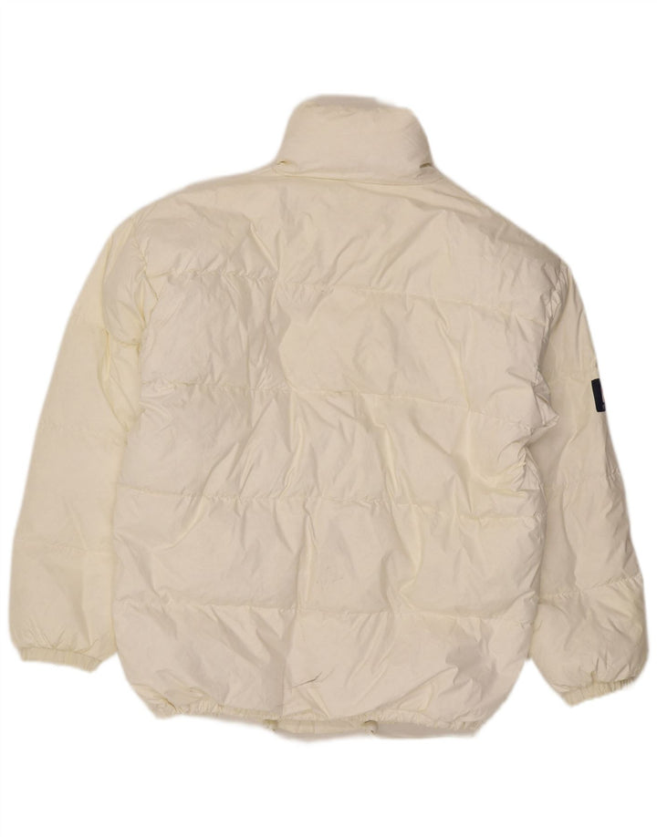 John F Gee Veste rembourrée pour homme UK 40 Large Blanc Polyamide