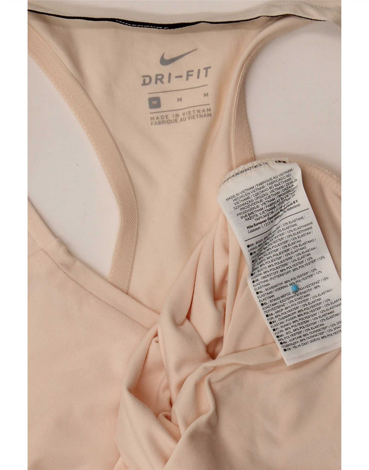 Nike Femme Dri Fit Débardeur UK 12 Rose Moyen Polyester