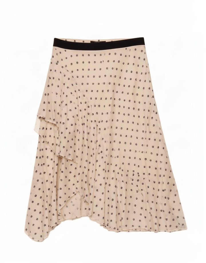Marks & Spencer Jupe asymétrique pour femme UK 12 Medium W30 Blanc Floral