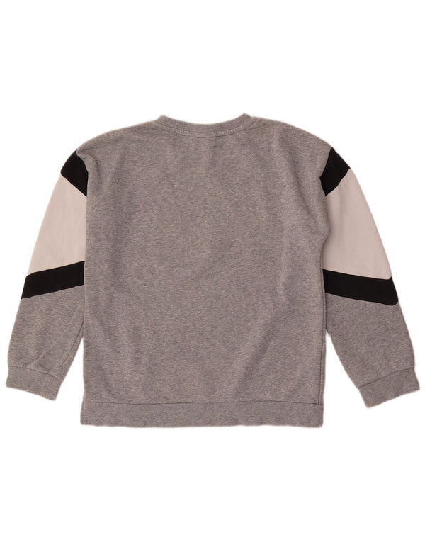 Nike Sweat-shirt graphique pour garçon 13-14 ans XL Gris Colorblock Coton