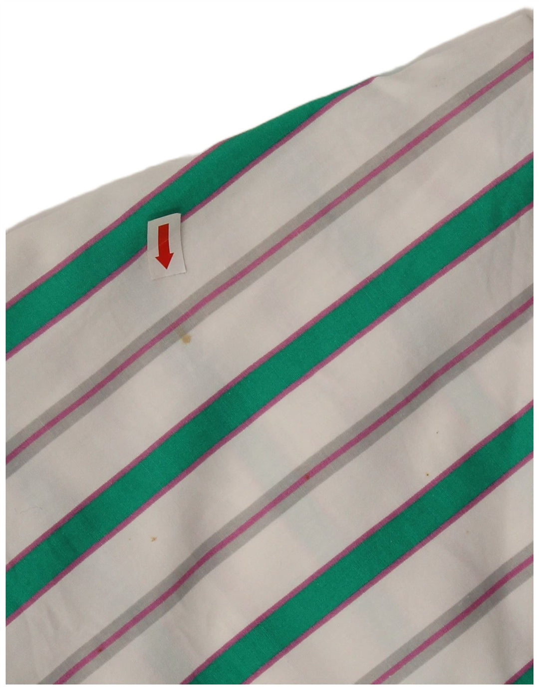 Benetton Chemise Femme UK 18 XL Blanc Rayé