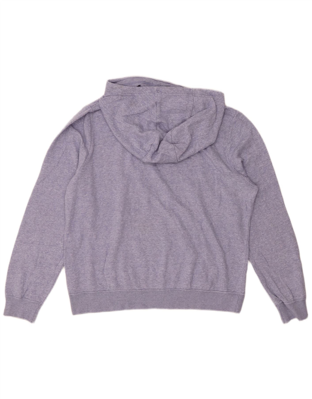 NIKE Pull à capuche surdimensionné pour femme UK 16 Grand coton moucheté violet