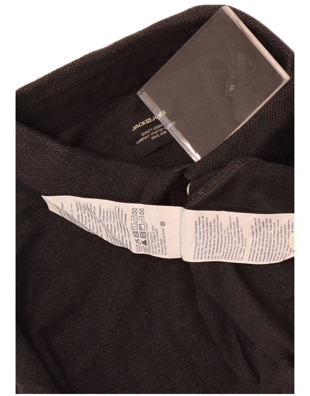 Jack & Jones Polo Homme XL Noir Coton