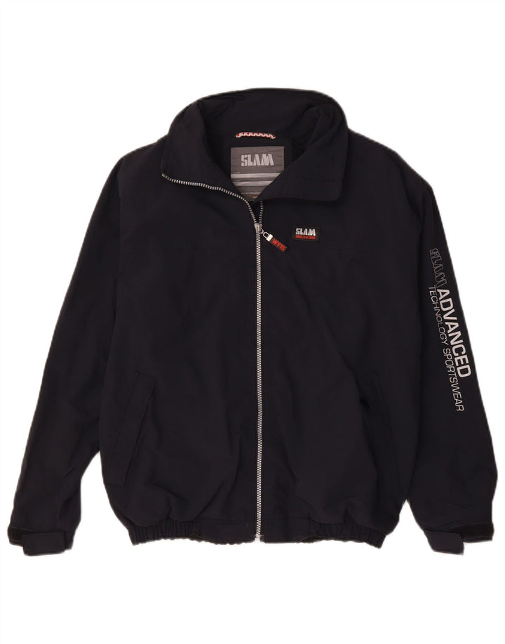 Veste de pluie graphique Slam Boys 14-15 ans Nylon bleu marine