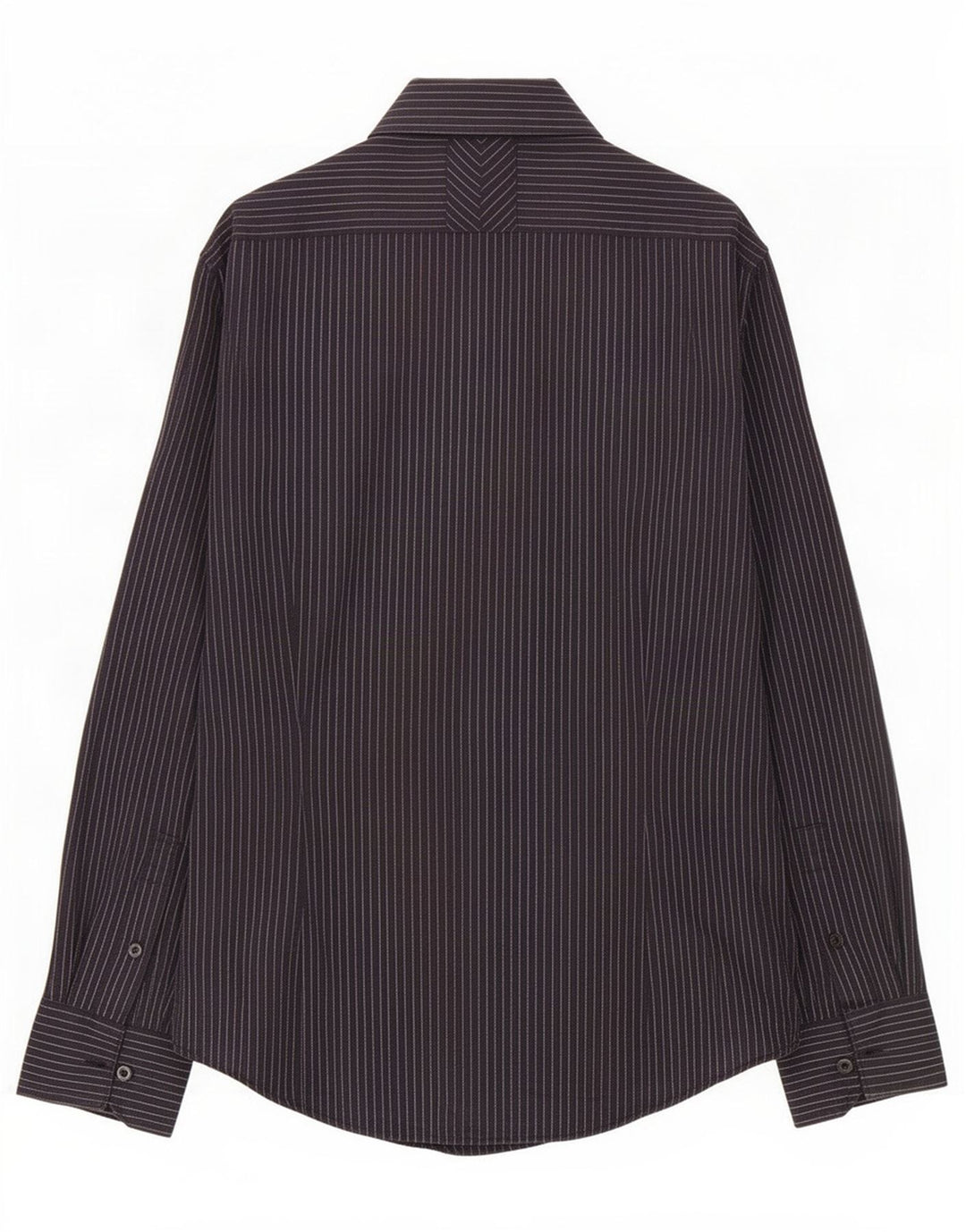 Guess Chemise Homme Petit Coton Noir à Fines Rayures