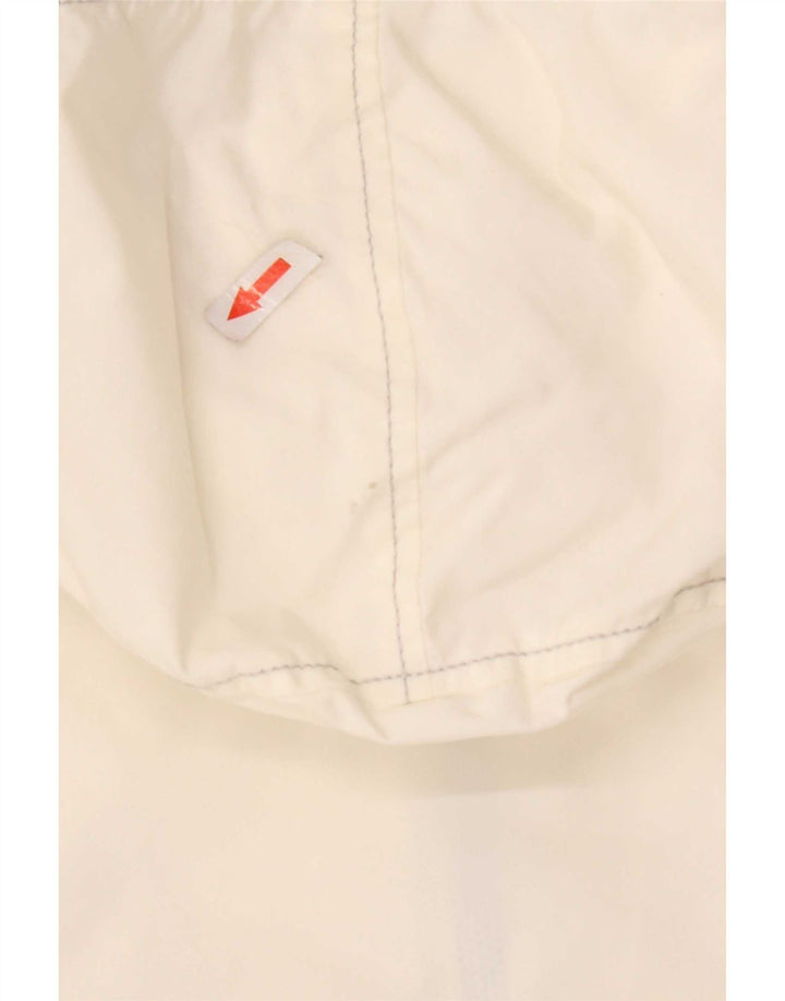 Refrigiwear Veste de pluie à capuche courte pour femme UK 12 Polyamide blanc moyen