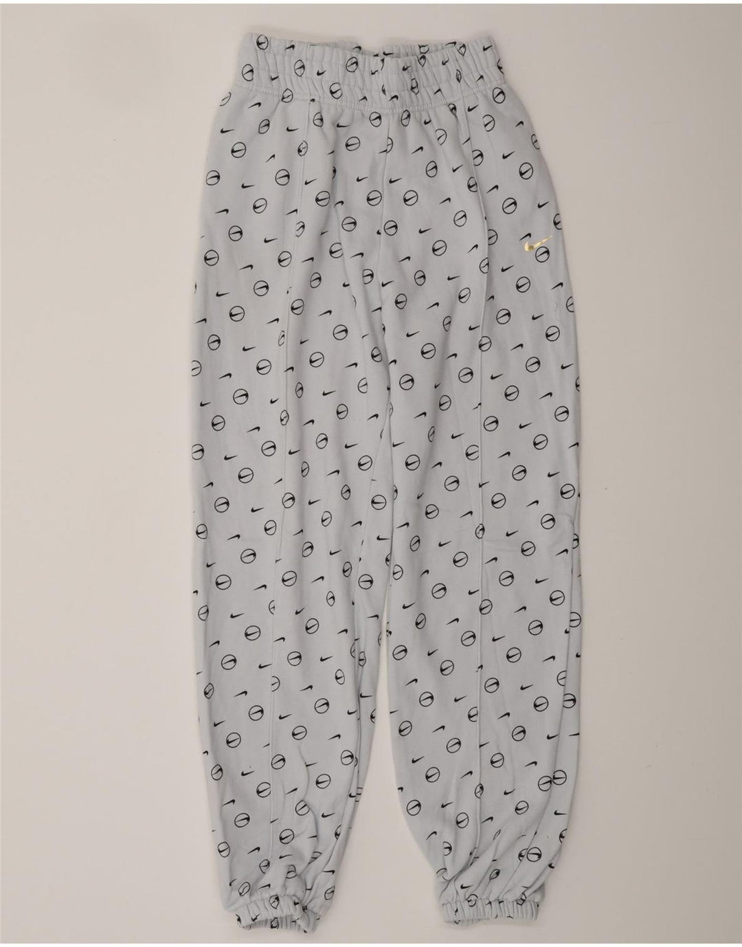 NIKE Pantalon de survêtement graphique coupe ample pour homme en coton bleu petit