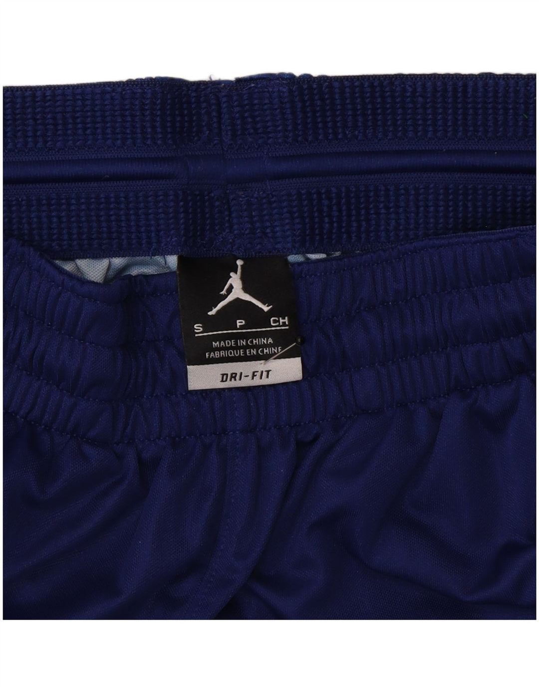 Jordan Short de sport Dri Fit pour homme Taille S Bleu marine Colorblock Polyester