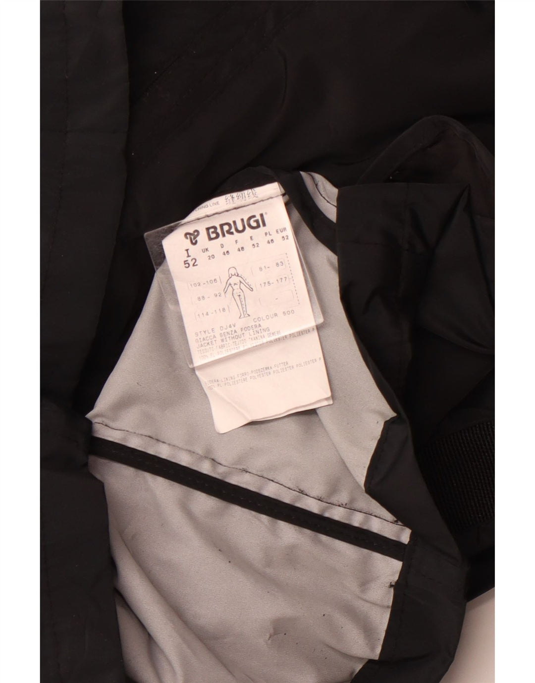 BRUGI Veste utilitaire pour femme UK 20 2XL Noir Polyester