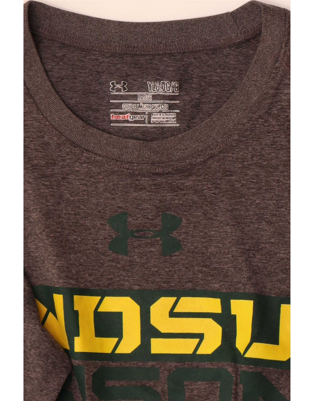 Under Armour Haut Graphique à Manches Longues pour Garçon 11-12 Ans Grand Gris