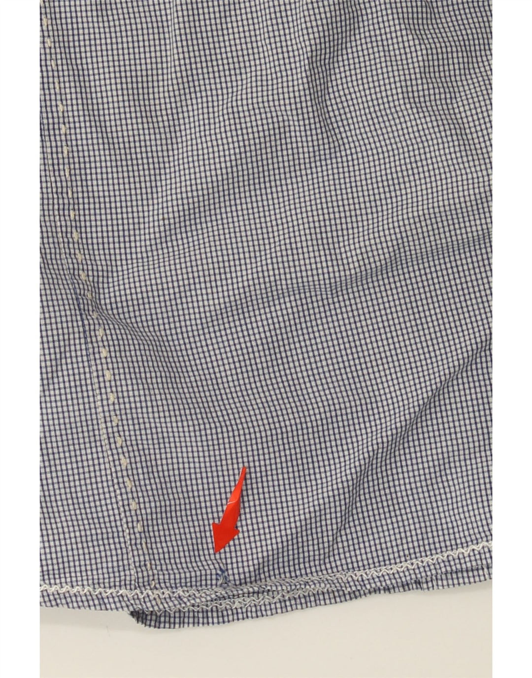 SCOTCH & SODA Chemise militaire à manches courtes pour homme en coton vichy bleu moyen