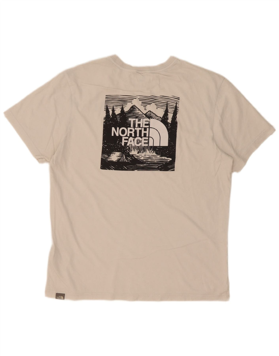 The North Face T-shirt graphique pour homme en coton blanc moyen