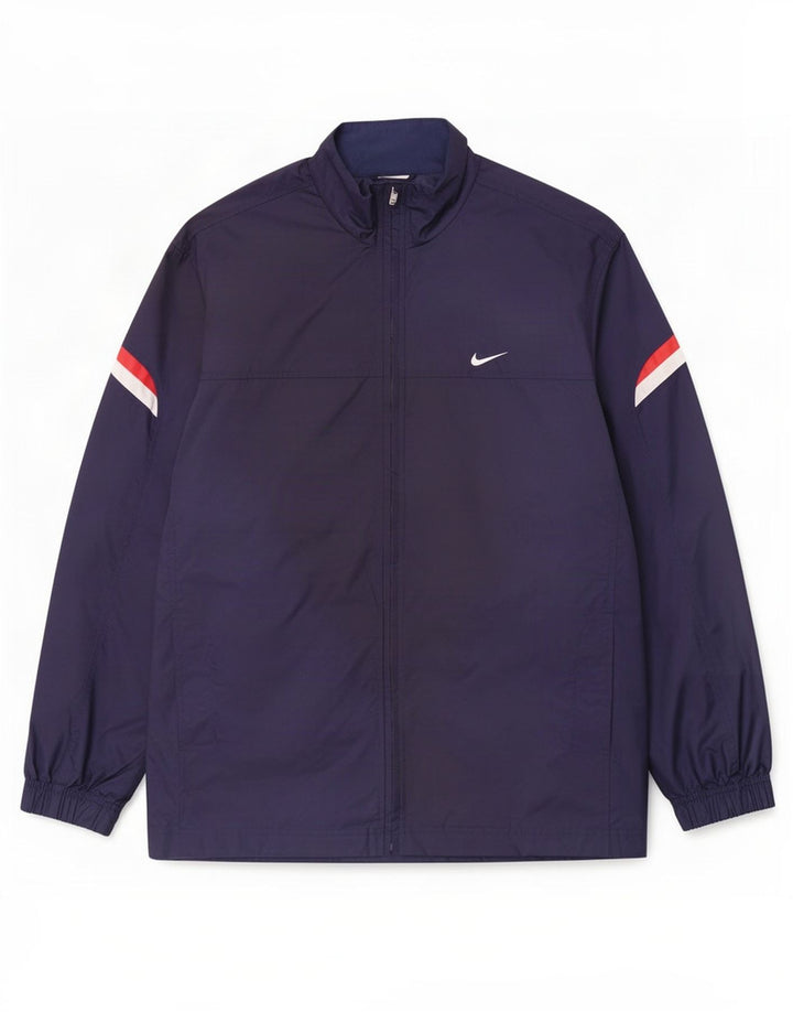 Nike Veste de Pluie Homme UK 39/41 Medium Bleu Marine Nylon