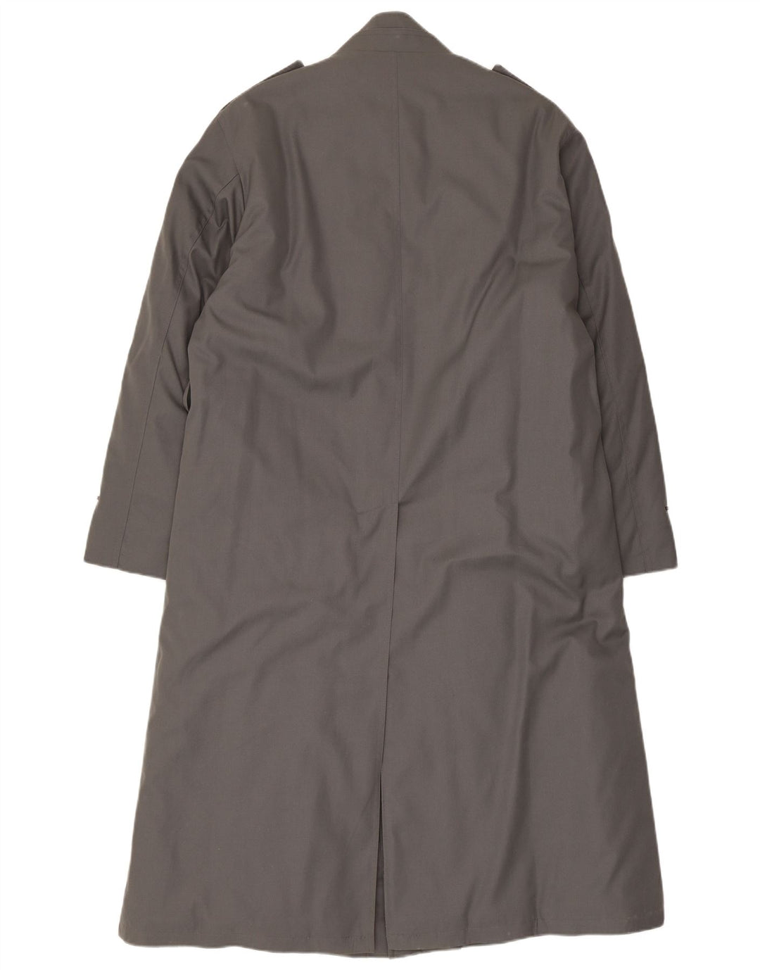 vintage Mens Militaire Trench Coat UK 38 Gris Moyen