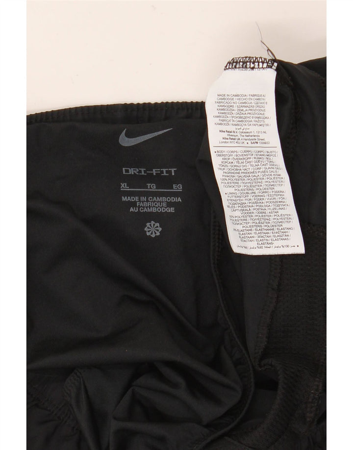 Nike Short de sport Dri Fit pour homme XL Noir Polyester