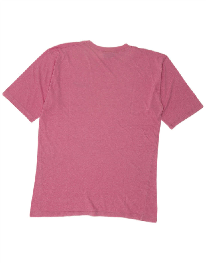 Asics T-Shirt Graphique Homme Top XL Coton Rose