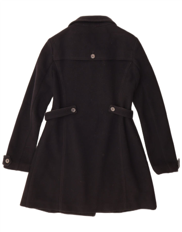Murphy & Nye Manteau croisé pour femme IT 46 Large en laine bleu marine