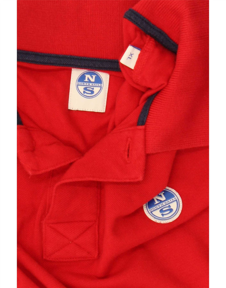 North Sails Polo Graphique Homme XL Rouge Rayé