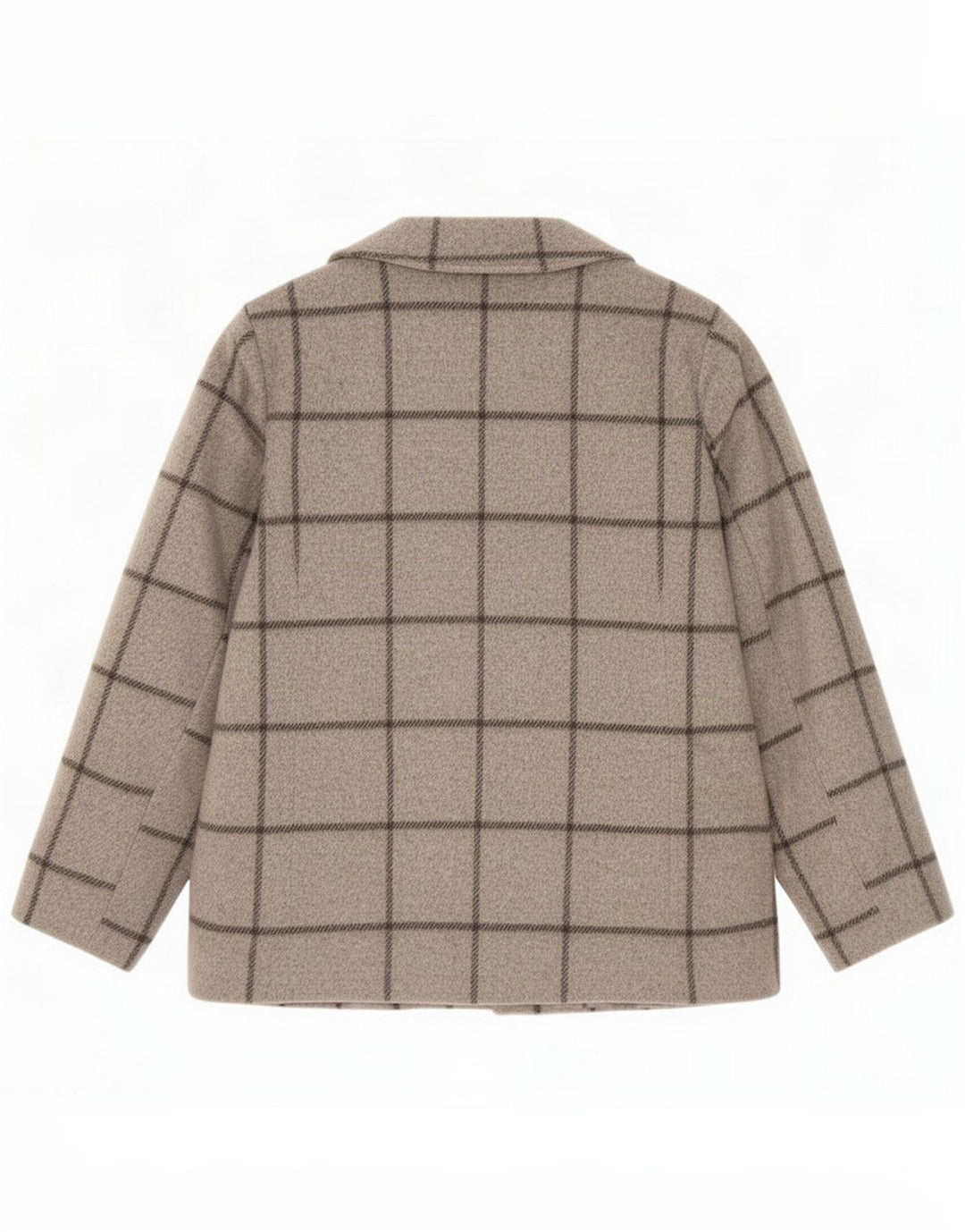 Jasper Conran Veste blazer à 3 boutons pour femme UK 16 Large laine à carreaux gris