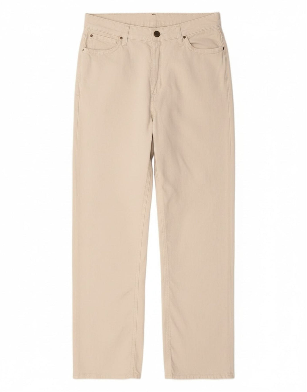 Lee Jean droit femme W28 L28 coton blanc
