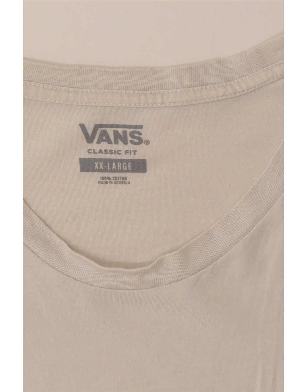 Vans T-shirt coupe classique pour homme 2XL Blanc Colorblock