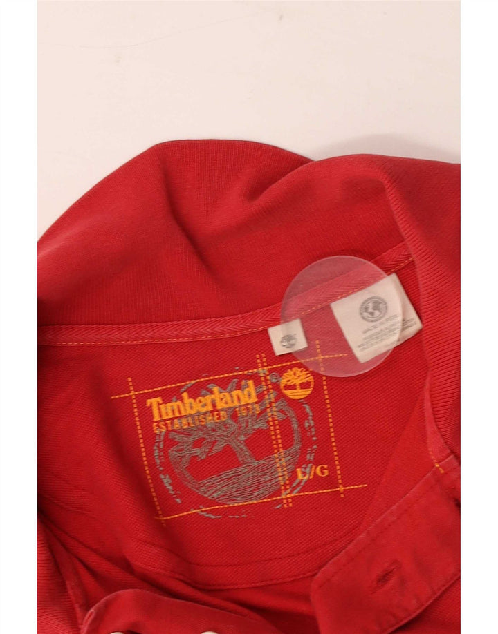 Timberland Polo Homme Grand Rouge Coton