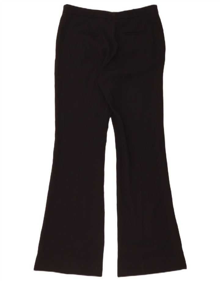 Zara Pantalon décontracté évasé pour femme Large W32 L32 Noir Polyester