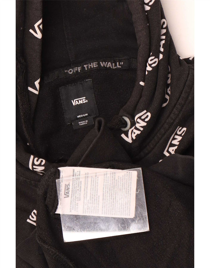 Vans Pull à capuche graphique en coton noir moyen pour homme