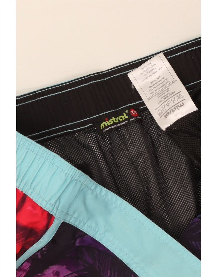 Mistral Short de Bain Homme 2XL Multicolore Floral Polyester Hawaïen