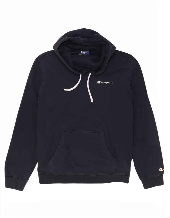 Champion Pull à Capuche Homme Bleu Marine Moyen Coton