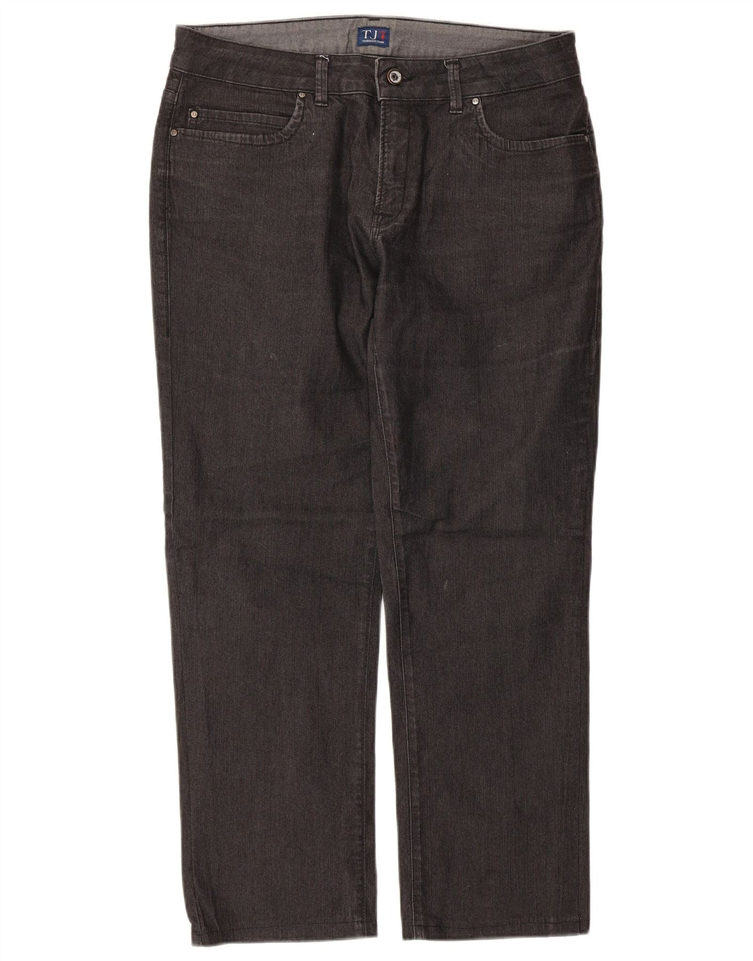 Trussardi Femme Jean Droit W31 L26 Coton Noir