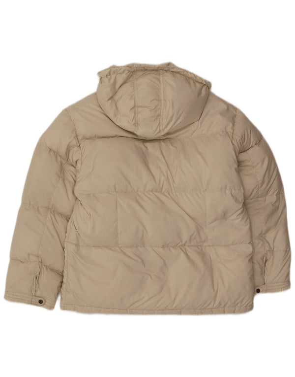 Ciesse Piumini Veste matelassée à capuche pour femme IT 46 Large Polyester blanc cassé