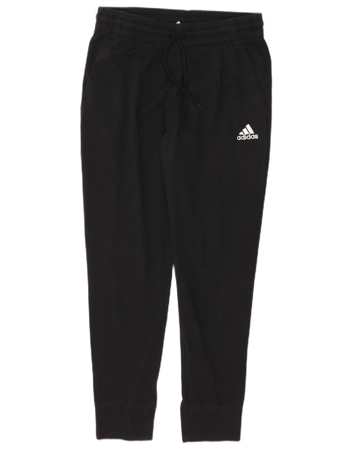 ADIDAS Pantalon de survêtement pour homme en coton noir moyen