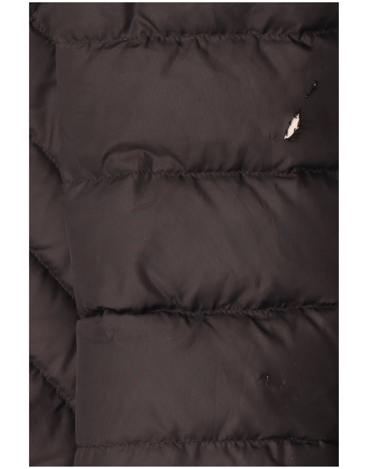 Tommy Hilfiger Manteau rembourré pour femme UK 16 Large Noir Polyester