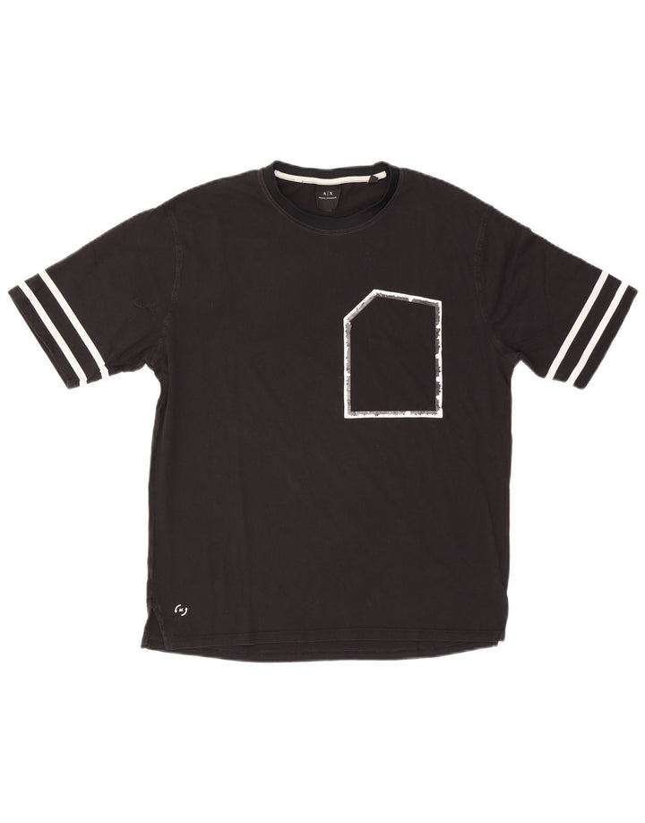 Armani Exchange T-Shirt Homme Noir Moyen