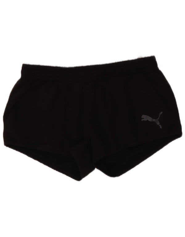 Puma Short de sport pour femme UK 12 Medium Noir Polyester