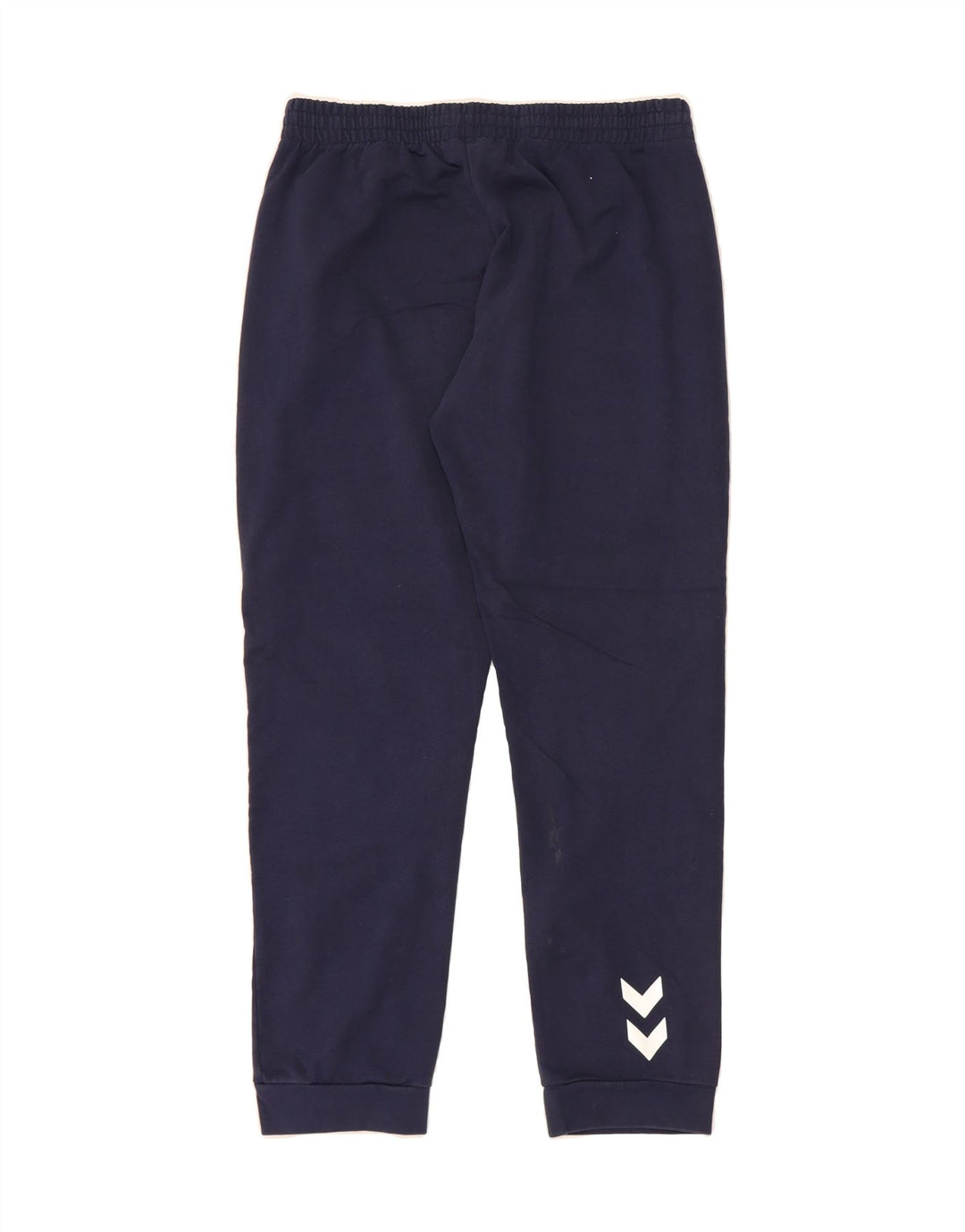 HUMMEL Mens Tracksuit Trousers Joggers Medium  Navy Blue Cotton Vintage Hummel and Second-Hand Hummel from Messina Hembry 
