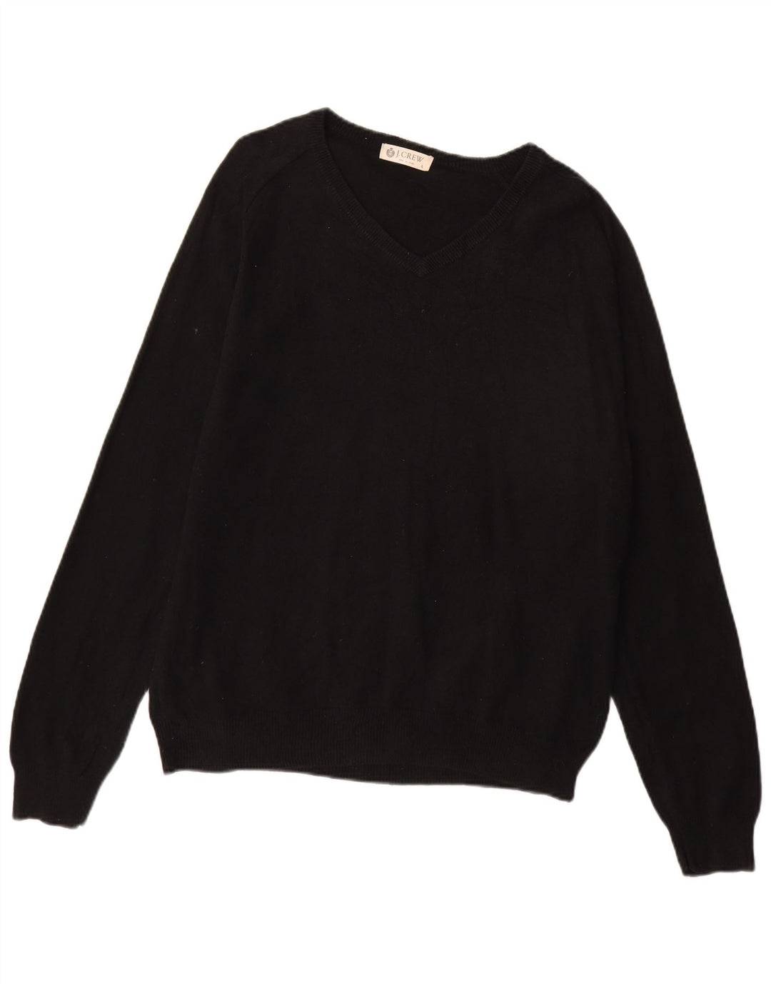 J. Crew Pull col V pour homme en coton noir Taille L