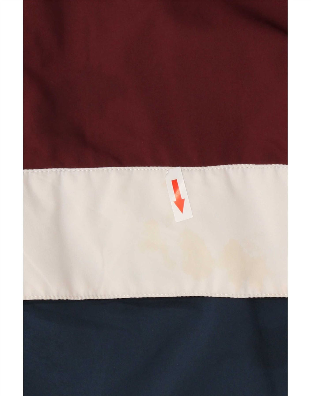 Vans Veste de pluie à capuche pour homme UK 38 Medium Bordeaux Colourblock